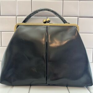 Taschenkinder Retro Olive Brown Leather Handbag Crossbody Bag Purse New